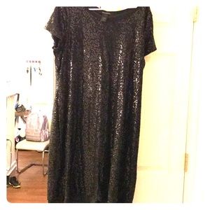 Black cocktail dress